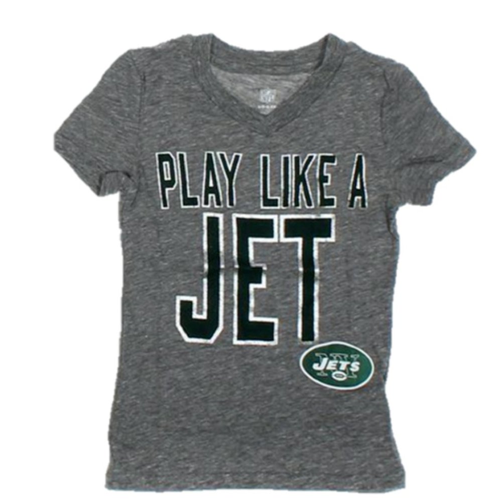 Little Girl's New York Jets "Play Like A Jet" T-Shirt, Size 4, Retail $20.00